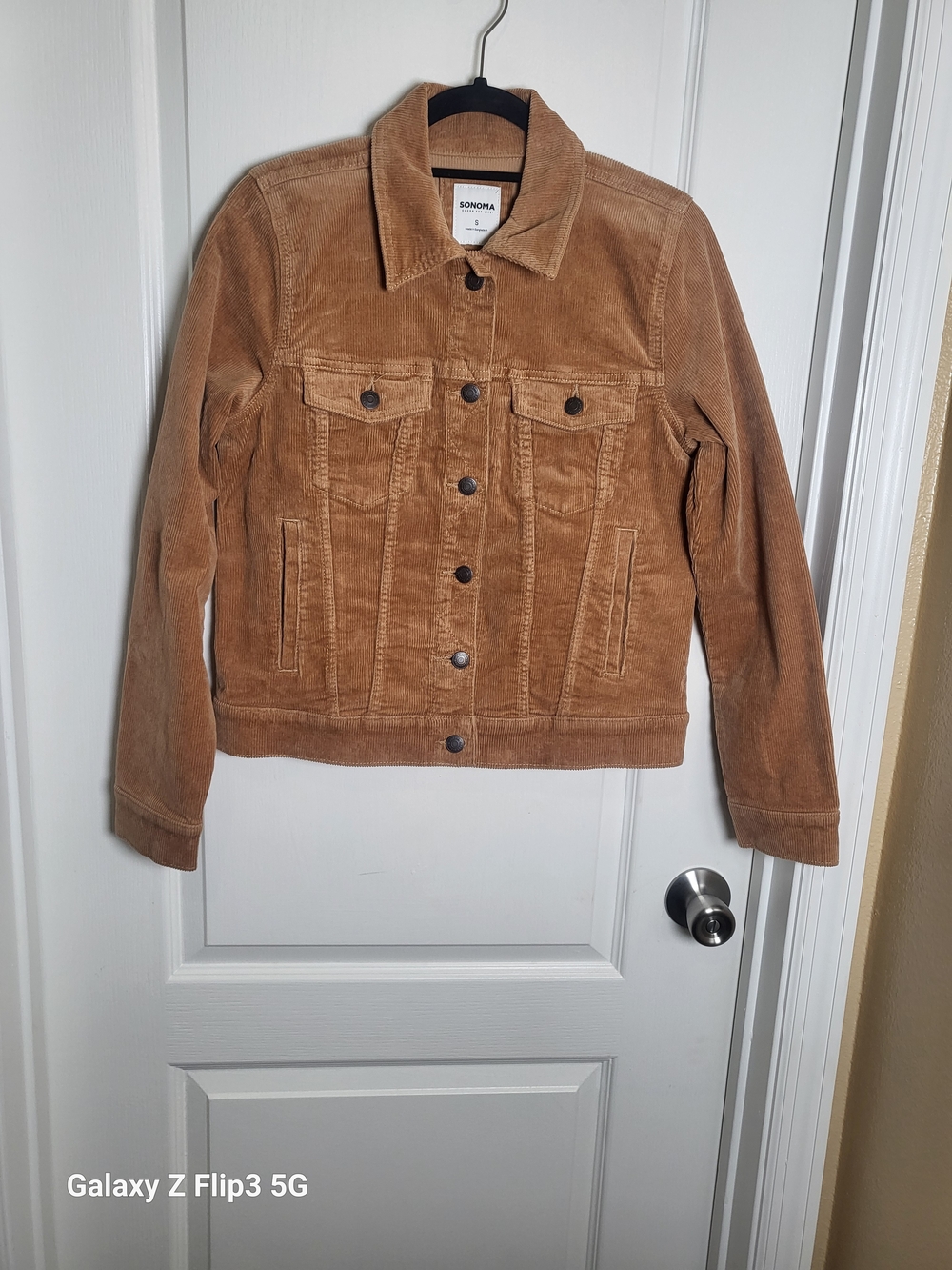 Sonoma Goods For Life Women's Corduroy Jacket - Tan Brown (Small)​ - Picture 6 of 9
